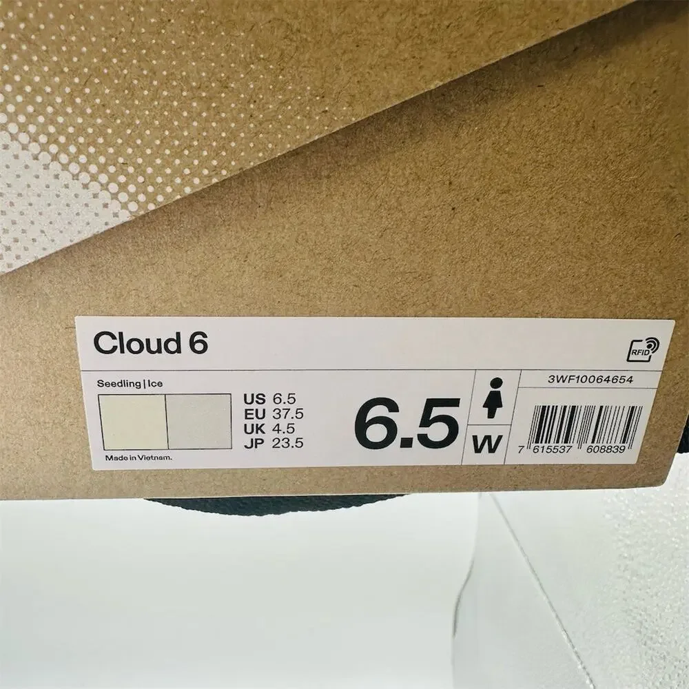 On Running Cloud 6 Cream/Beige/Yellow | Women’s Size 6.5 US | New with Box